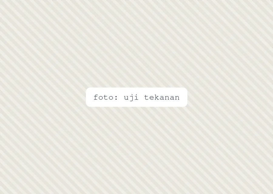 foto: uji tekanan
