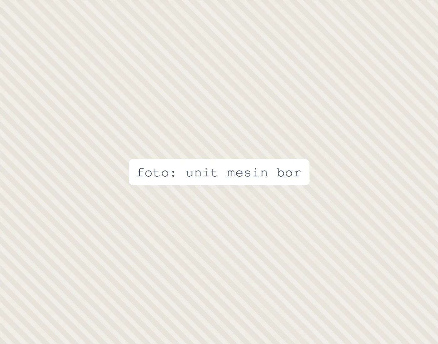 foto: unit mesin bor